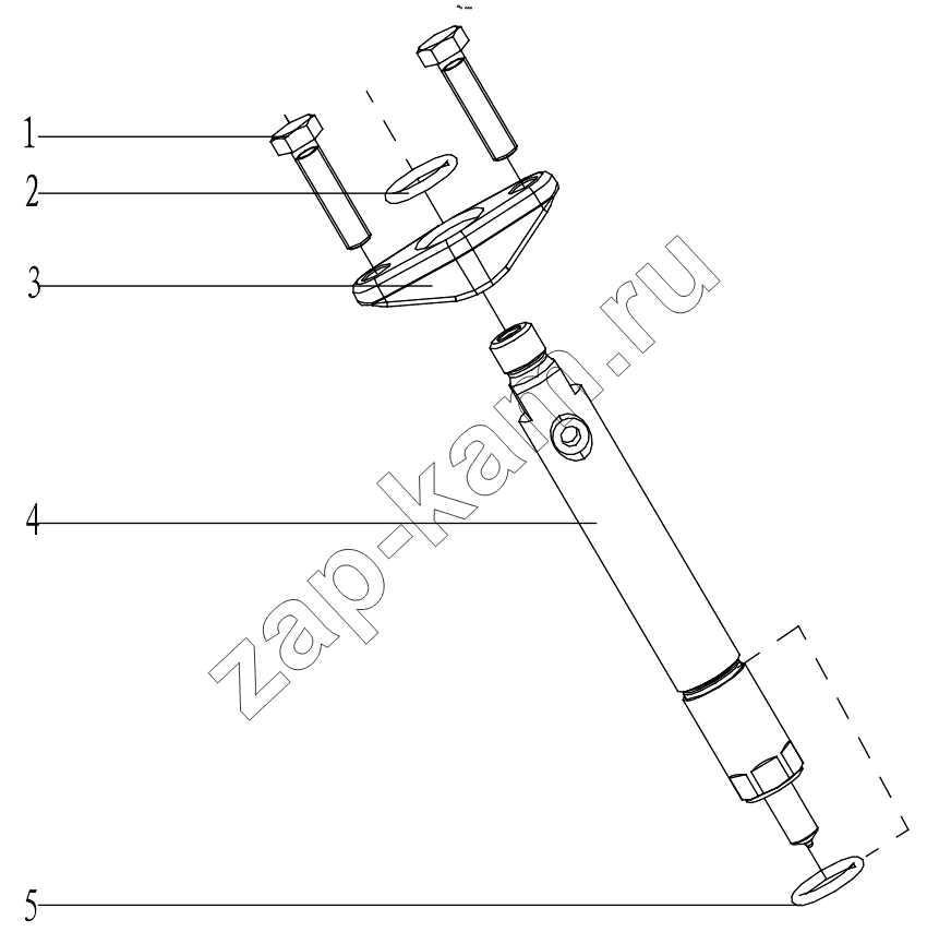 Схема/чертеж: A COMBINED INJECTOR / Shaanxi Shacman F2000