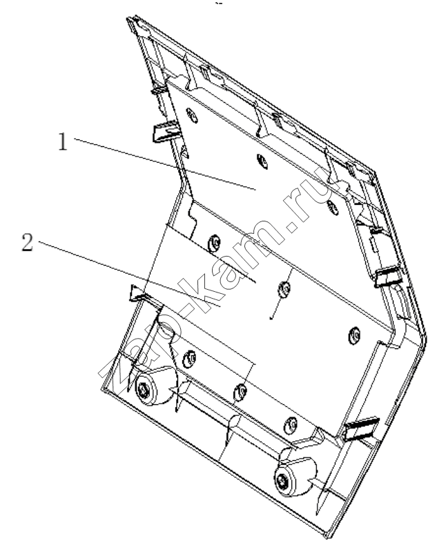 Схема/чертеж: ELECTRIC PANEL SCUTCHEON / Shaanxi Shacman F3000
