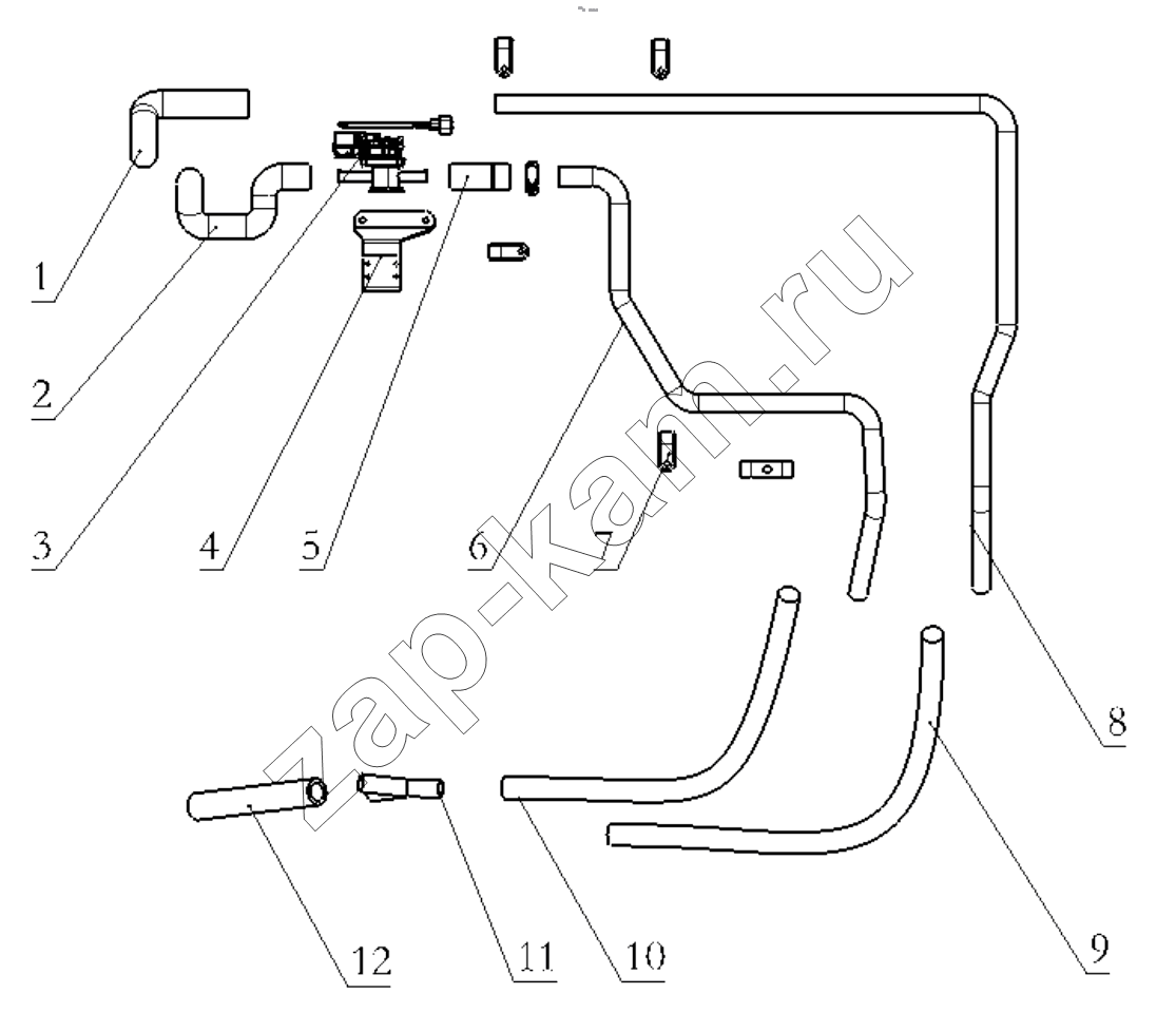 Схема/чертеж: HEATER DEVICE (WITH AIR CONDITION) / Shaanxi Shacman F3000