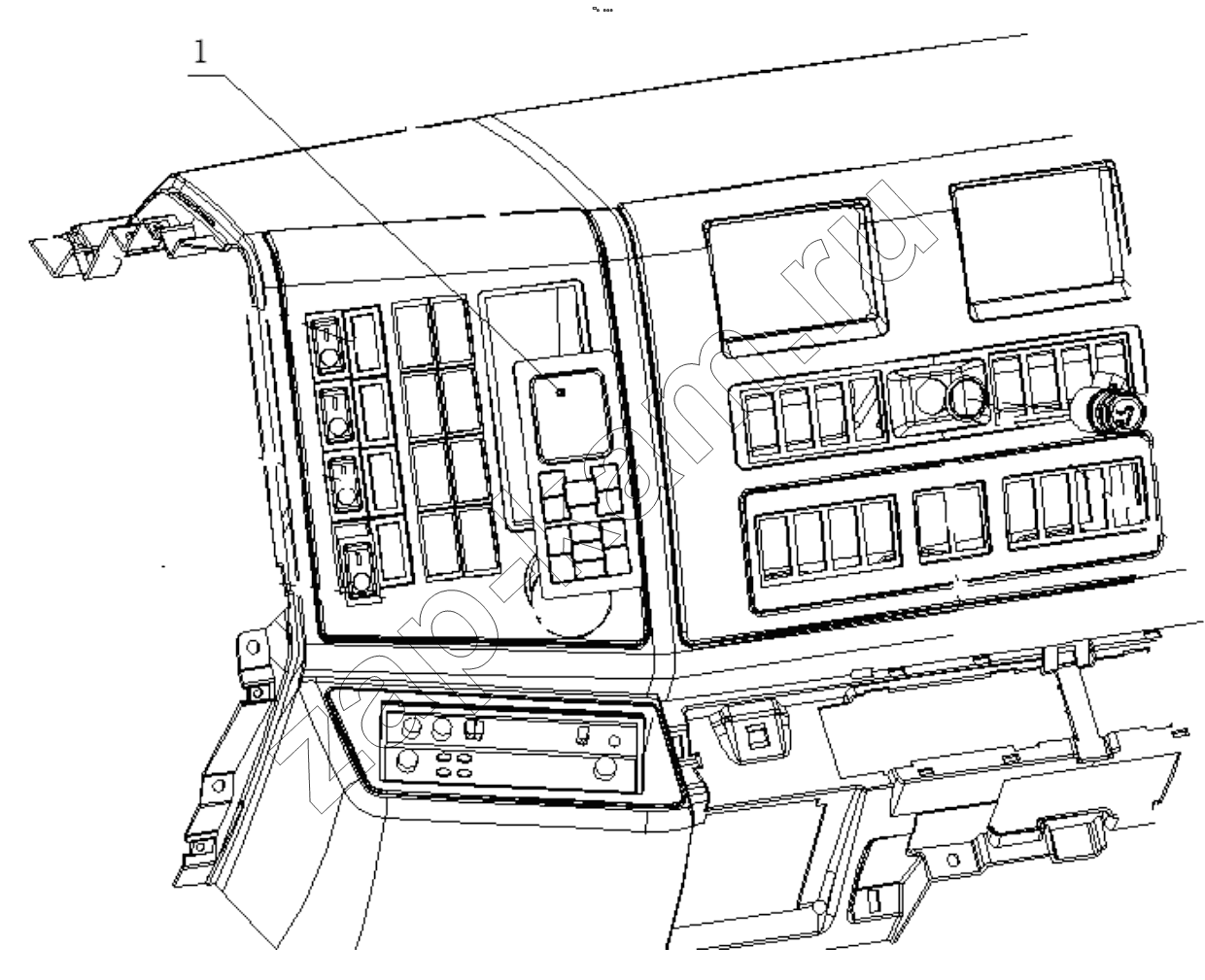 Схема/чертеж: AIR CONDITION CONTROLLER / Shaanxi Shacman F2000