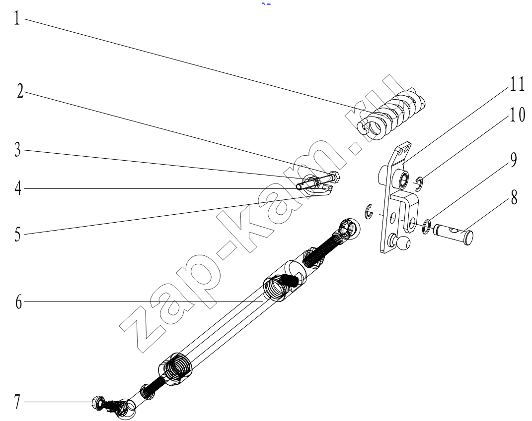 Схема/чертеж: SHUT-DOWN DEVICE GROUP GRP100080549 / Shaanxi Shacman F2000