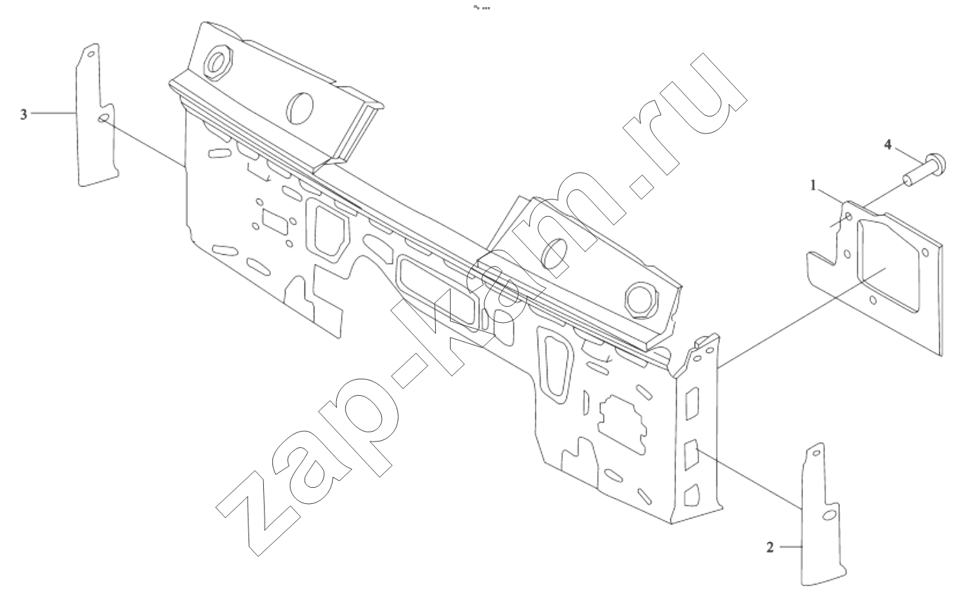 Схема/чертеж: DASHBOARD PANELLING / Shaanxi Shacman F3000