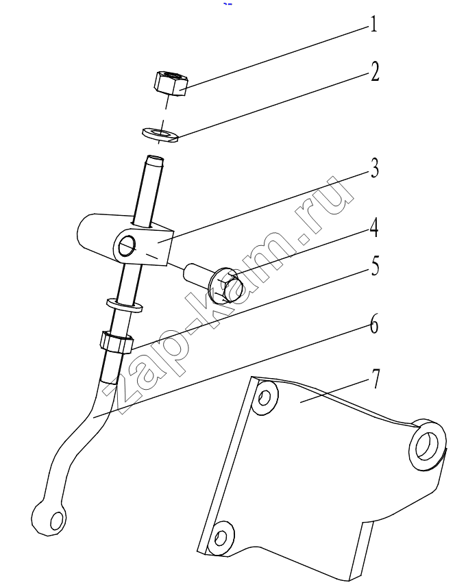 Схема/чертеж: A COMBINED ALTERNATER PLANK GRP100090335 / Shaanxi Shacman F3000