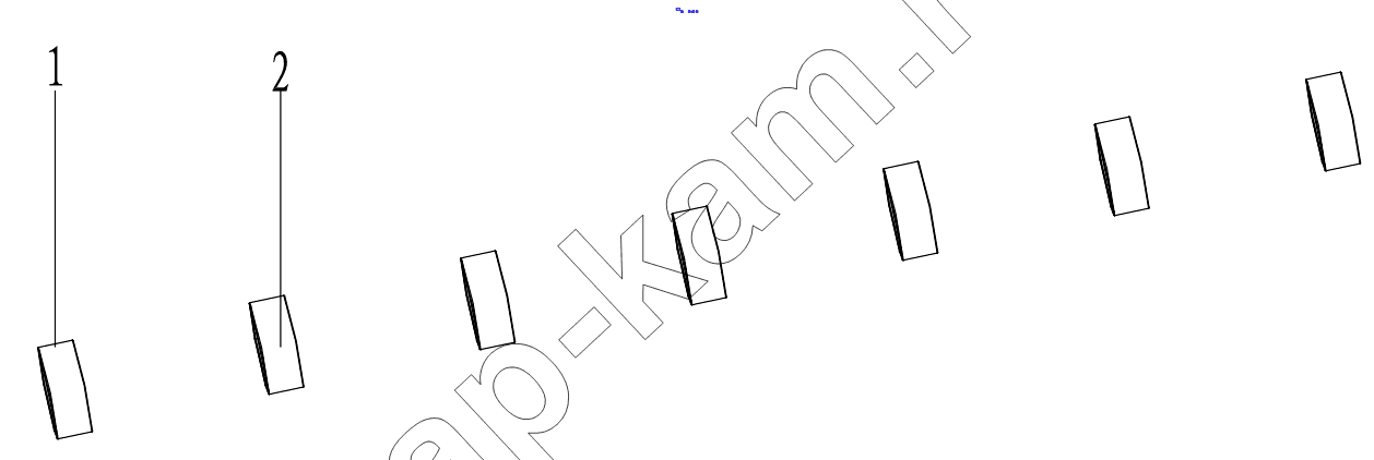 Схема/чертеж: CAMSHAFT BUSHING / Shaanxi Shacman F2000