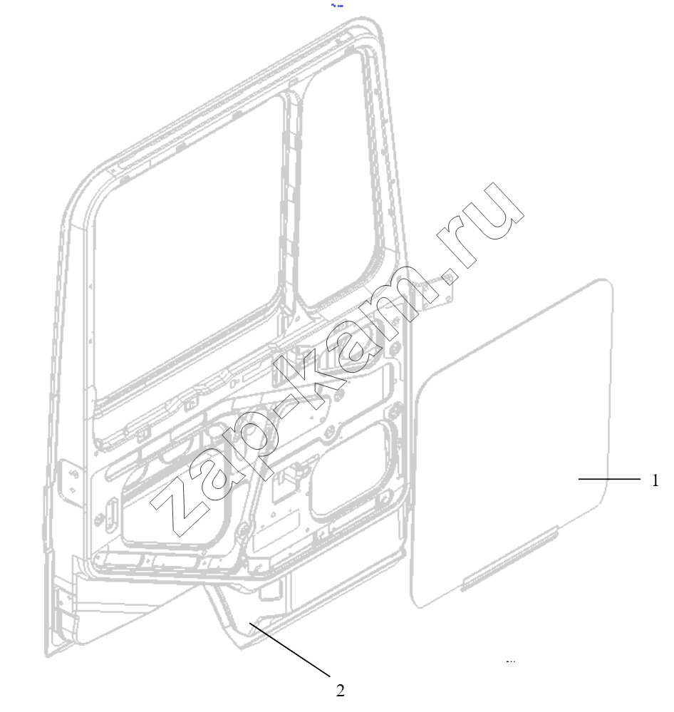 Схема/чертеж: DOOR AND DOOR GLASS / Shaanxi Shacman F2000