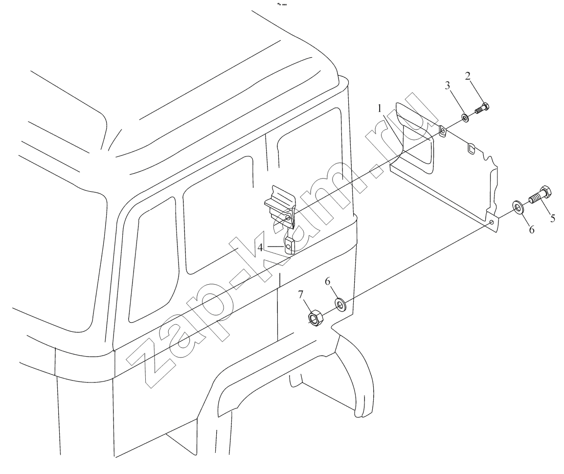 Схема/чертеж: DECORATIVE ASSEMBLY / Shaanxi Shacman F2000