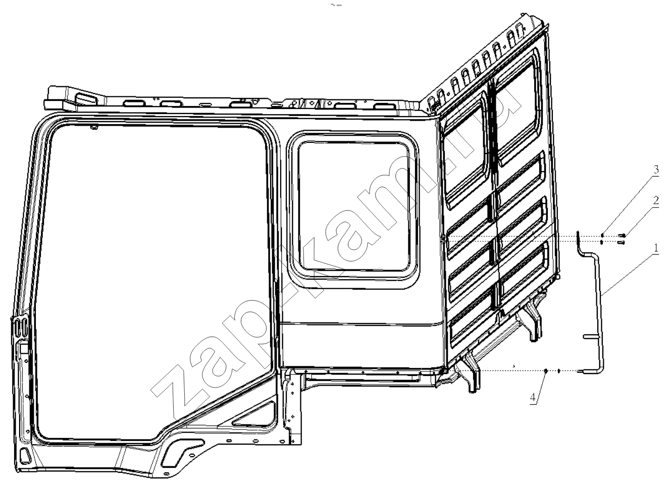 Схема/чертеж: DECORATIVE ASSEMBLY / Shaanxi Shacman F2000