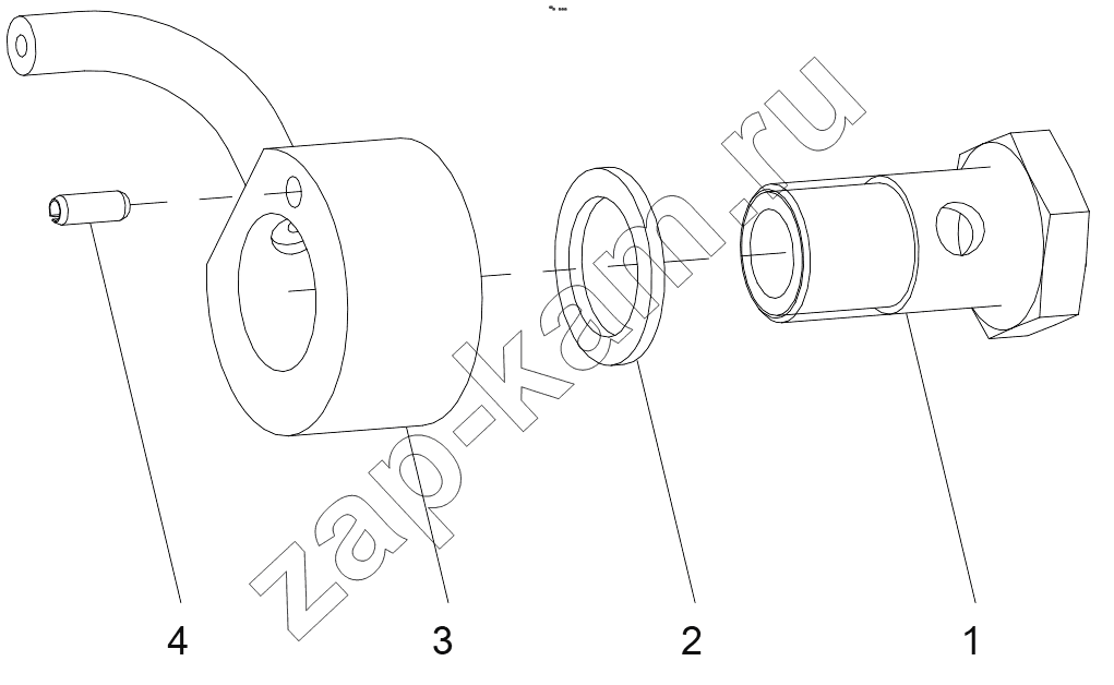 Схема/чертеж: NOZZLE GRP100010202 / Shaanxi Shacman F3000