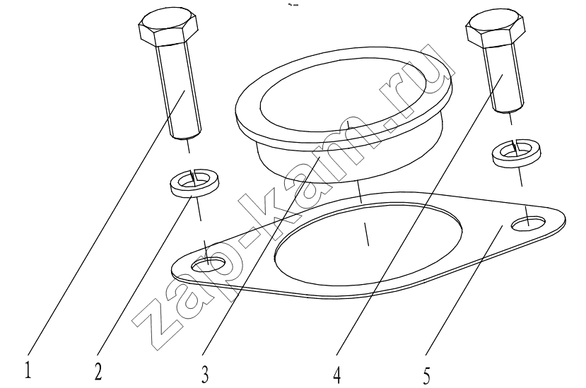 Схема/чертеж: A COMBINED HYDRAULIC PUMP GRP100130230 / Shaanxi Shacman F3000