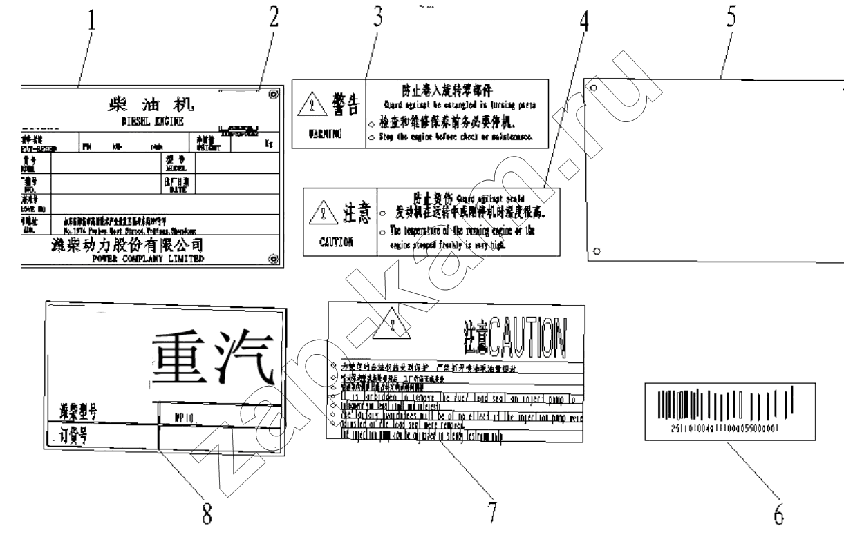 Схема/чертеж: A COMBINED MARK GRP100010661 / Shaanxi Shacman F3000
