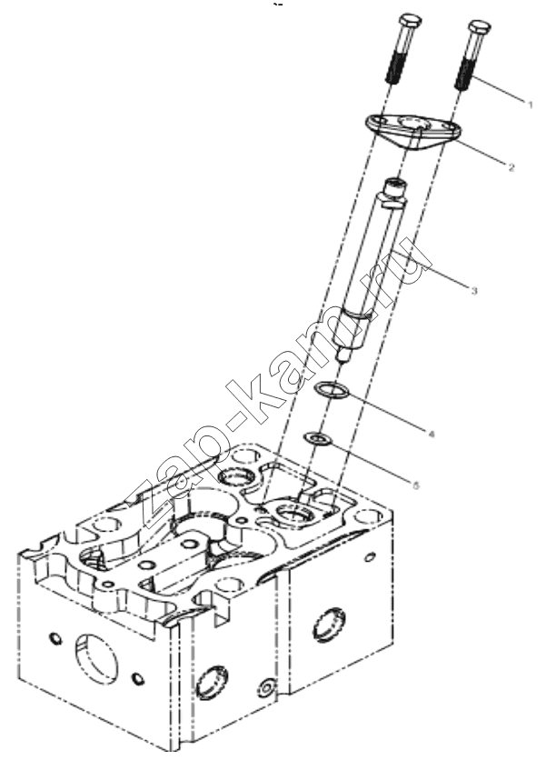 Схема/чертеж: INJECTOR ASSEMBLY / Shaanxi Shacman F2000
