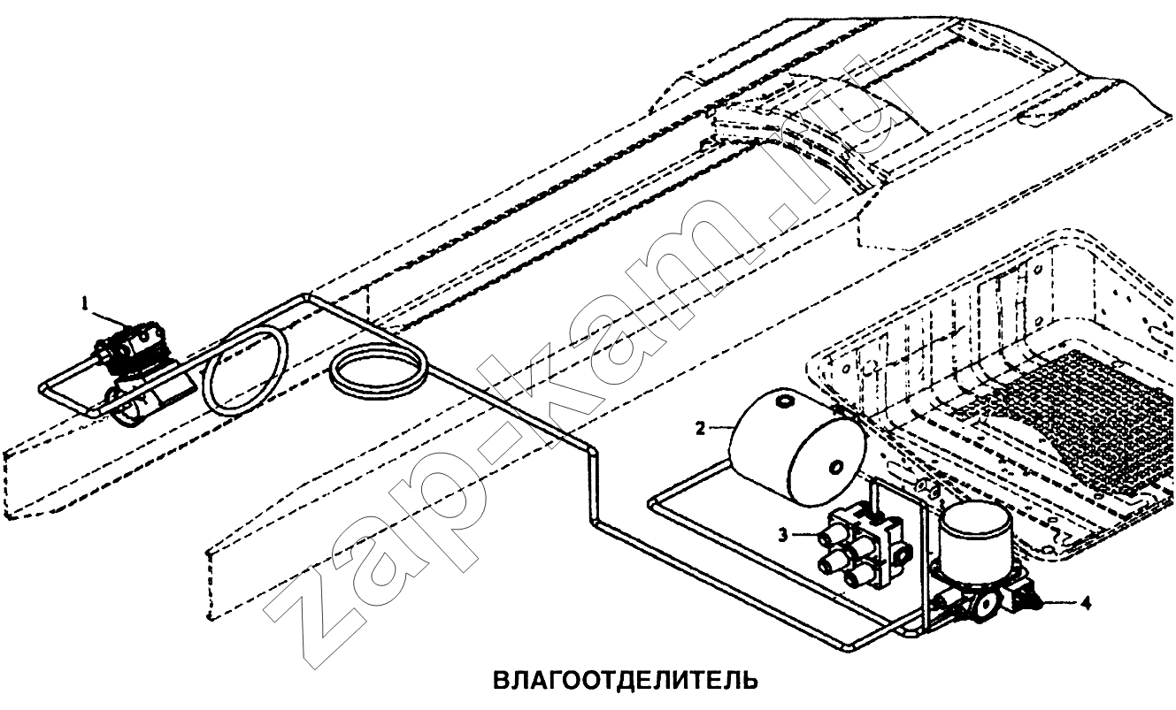 Схема/чертеж: Влагоотделитель / Shaanxi SX-3255-DR 3804B 6х4