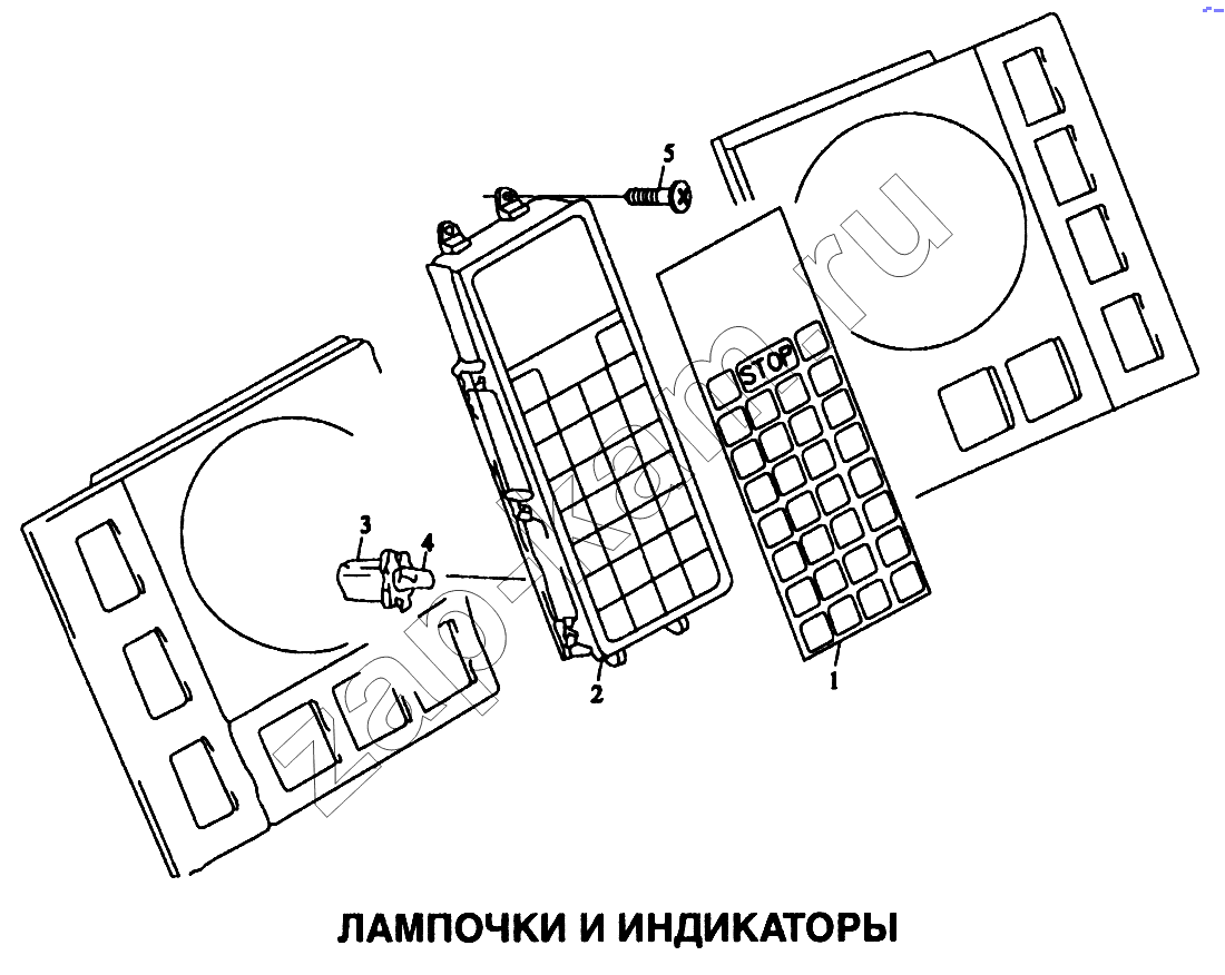 Схема/чертеж: Лампочки и индикаторы / Shaanxi SX-3255-DR 3804B 6х4