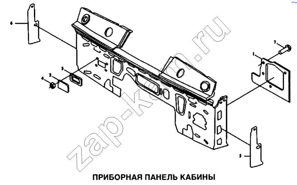 Схема/чертеж: Панель приборная кабины / Shaanxi SX-3255-DR 3804B 6х4