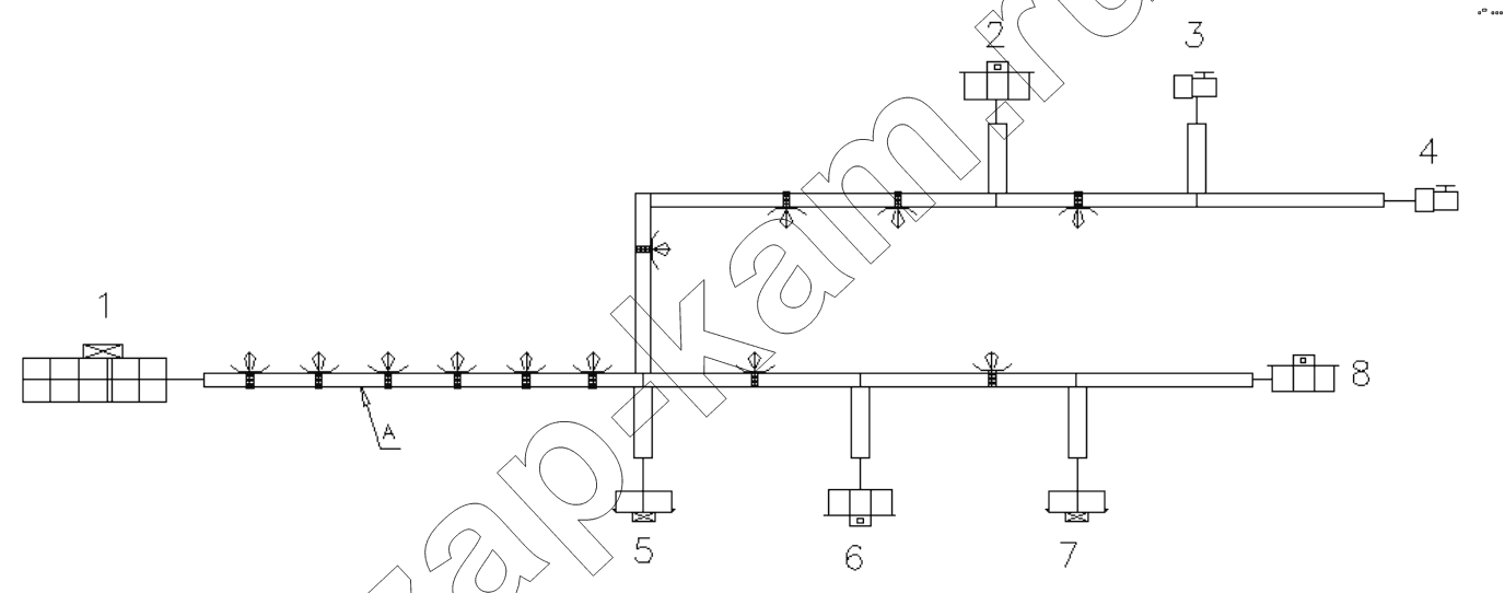 Схема/чертеж: Жгут проводов потолка;Ceiling wire harness / Shaanxi Shacman SX1255GP4