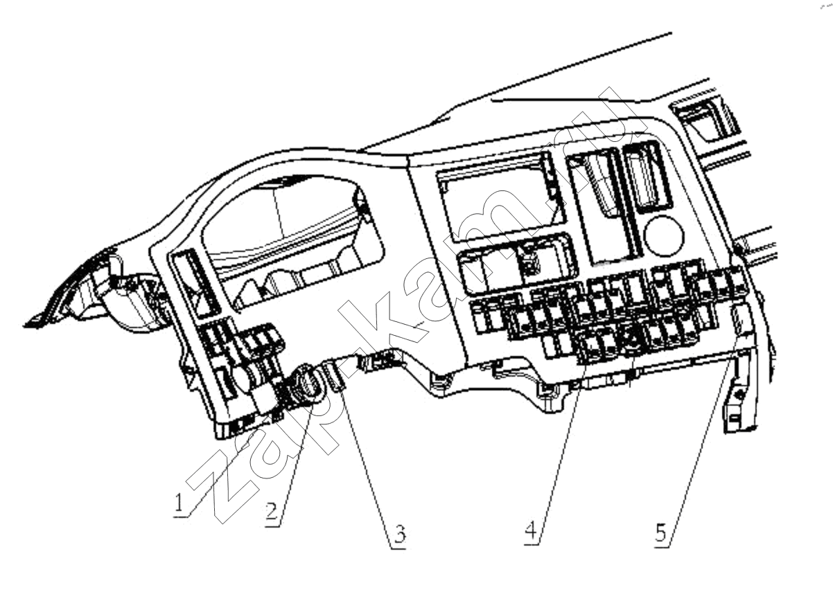 Схема/чертеж: SWITCH / Shaanxi Shacman SX13164N456