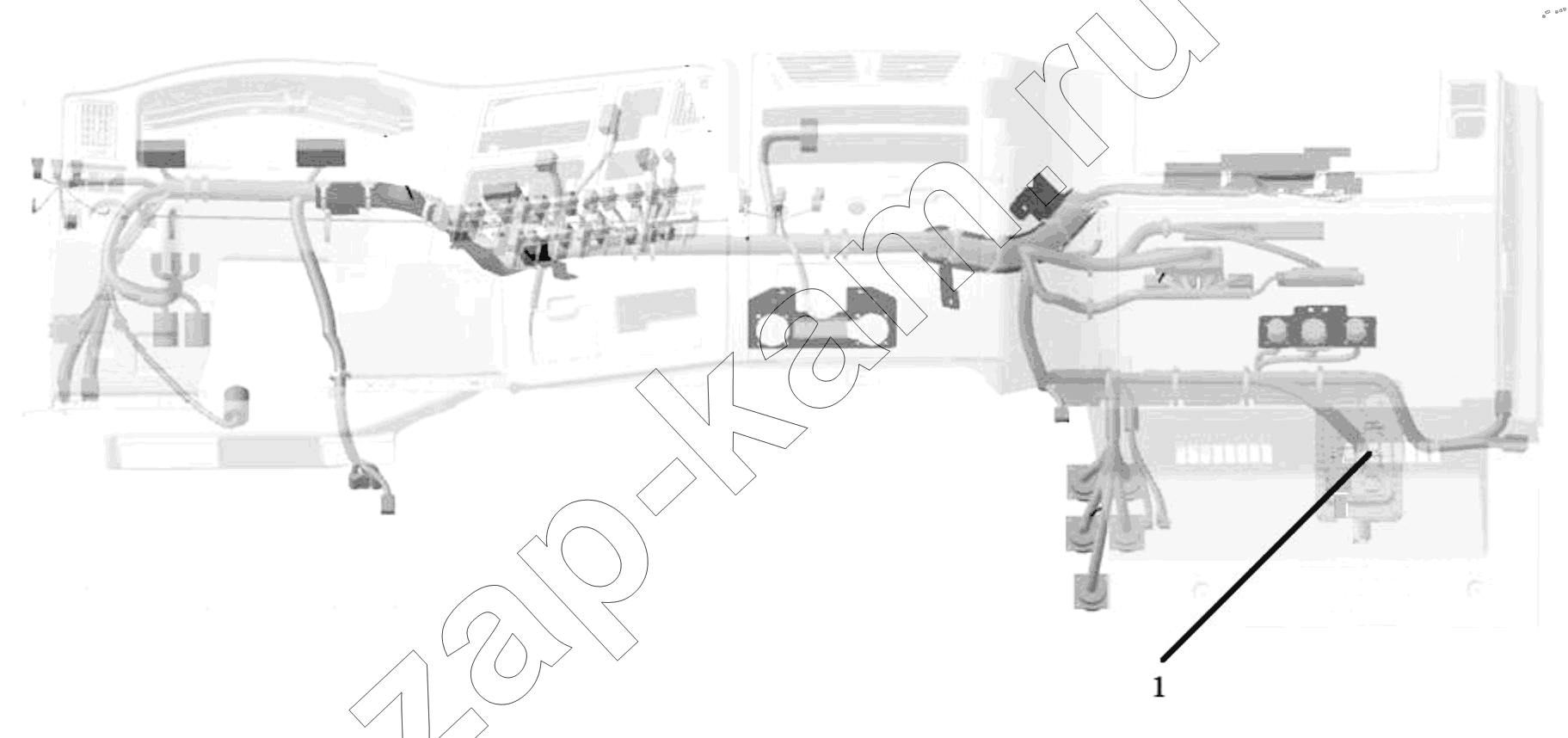 Схема/чертеж: WIRING HARNESS / Shaanxi Shacman SX13164N456