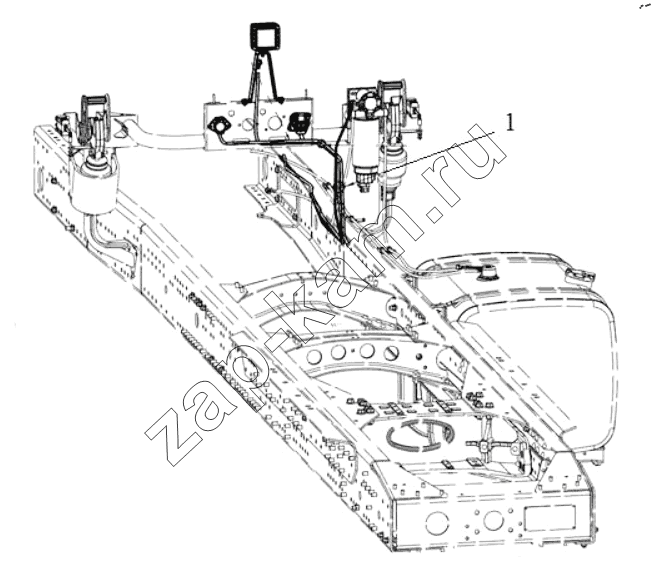 Схема/чертеж: CHASSIS ELECTRIC EQUIPMENT (ADDITIONAL) / Shaanxi Shacman SX13164N456