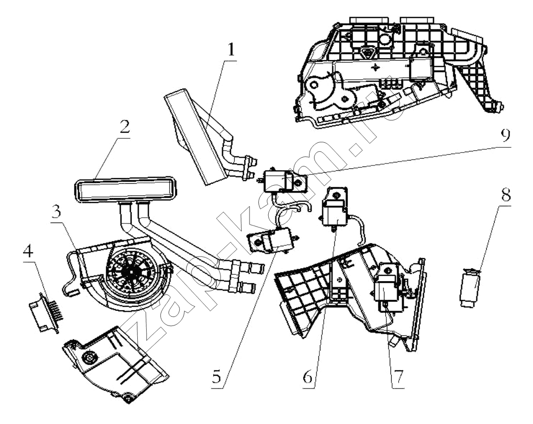 Схема/чертеж: AIR SYSTEM / Shaanxi Shacman SX13164N456