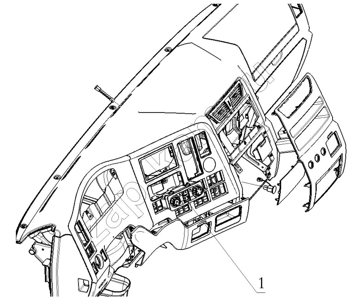 Схема/чертеж: AIR CONDITION CONTROLLER / Shaanxi Shacman SX13164N456