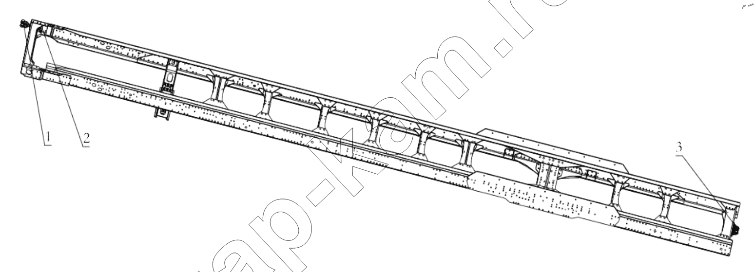 Схема/чертеж: DRAW GEAR / Shaanxi Shacman SX13164N456