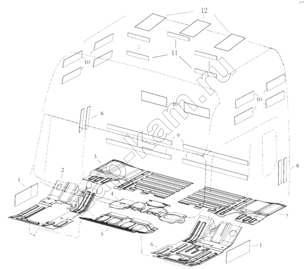 Схема/чертеж: DAMPER / Shaanxi Shacman SX13164N456