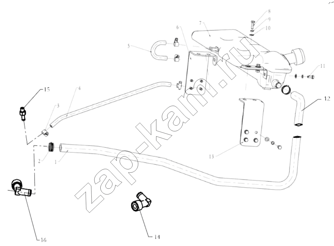 Схема/чертеж: EXPANSION BOX SYSTEM / Shaanxi Shacman SX13164N456