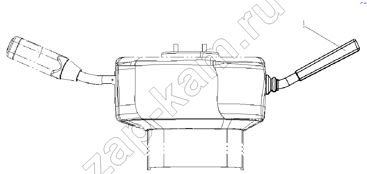 Схема/чертеж: EXHAUST BRAKE SWITCH / Shaanxi Shacman SX3256DR384 (F3000)