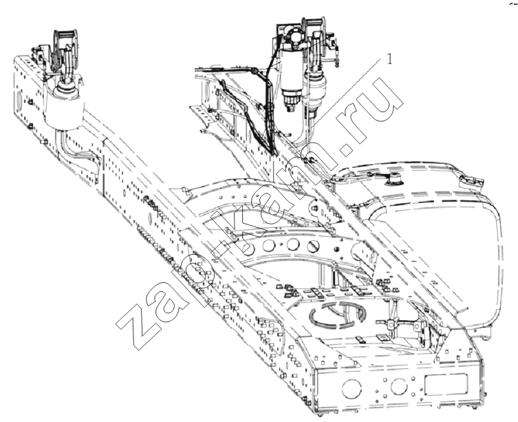 Схема/чертеж: CHASSIS APPLIANCE / COLD AREA / Shaanxi Shacman SX3256DR384 (F3000)