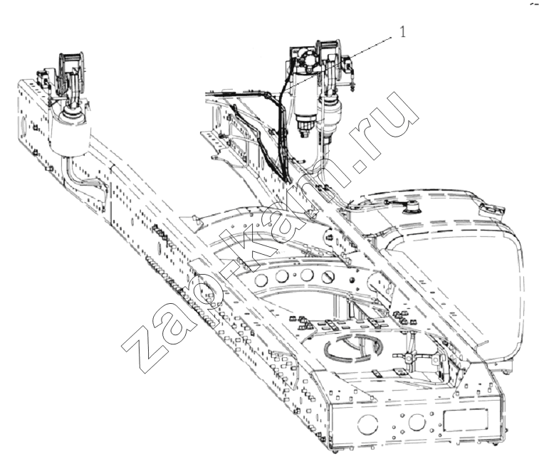 Схема/чертеж: CHASSIS APPLIANCE / COLD AREA / Shaanxi Shacman SX3256DR384 (F3000)