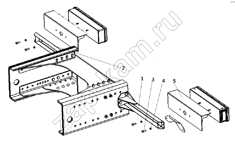 Схема/чертеж: TAILLIGHT BRACKET / UNIVERSAL / F3000 / Shaanxi Shacman SX3256DR384 (F3000)