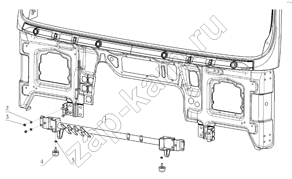 Схема/чертеж: DECORATIVE ASSEMBLY / Shaanxi Shacman SX3256DR384 (F3000)