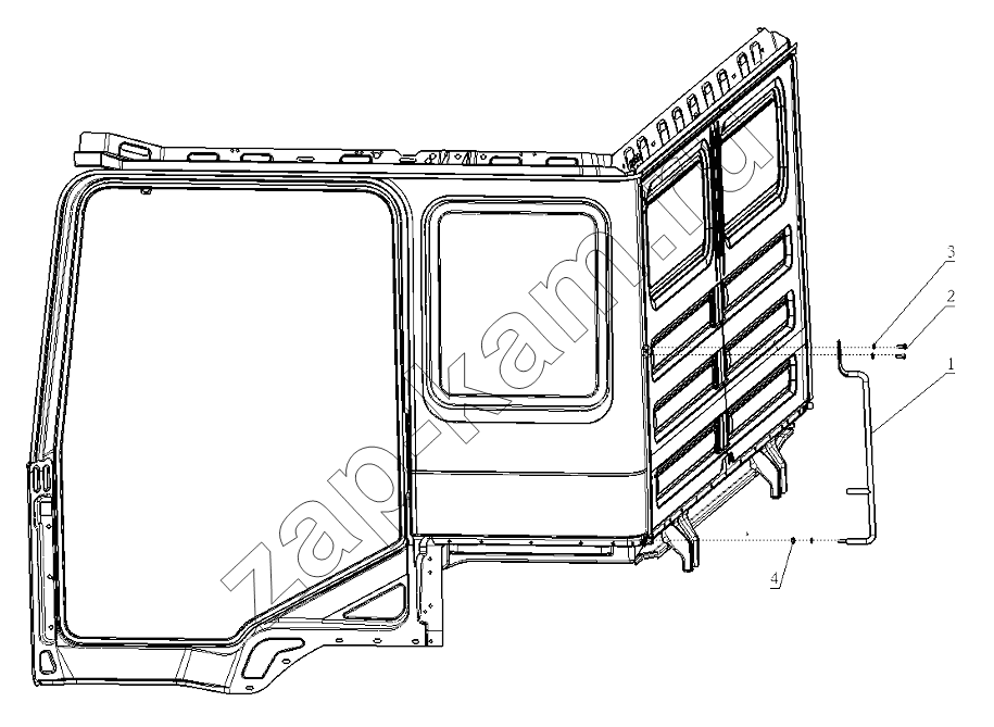 Схема/чертеж: DECORATIVE ASSEMBLY / Shaanxi Shacman SX3256DR384 (F3000)