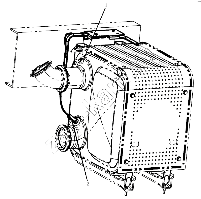 Схема/чертеж: WP12E40/F3000HX/6Х4 / Shaanxi Shacman SX3256DT384