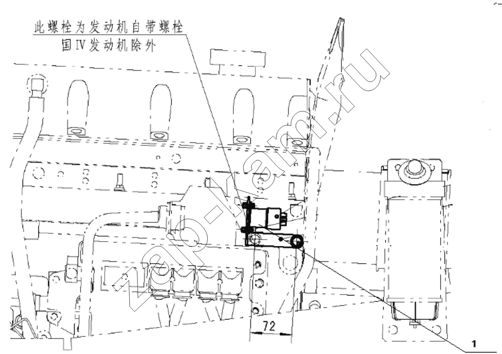 Схема/чертеж: WP12E40/F3000HX/6Х4 / Shaanxi Shacman SX3256DT384