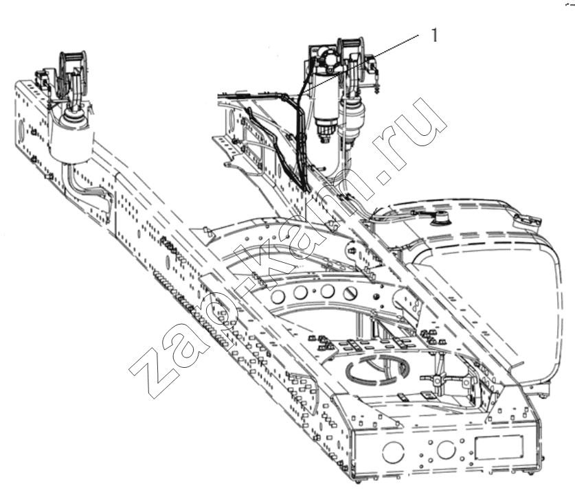 Схема/чертеж: Chassis electrical / cold zone / Shaanxi Shacman SX3256DT384