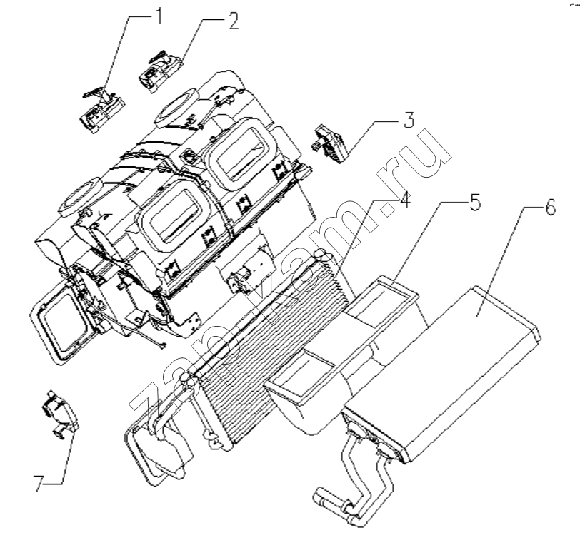 Схема/чертеж: AIR SYSTEM / Shaanxi Shacman SX3256DT384