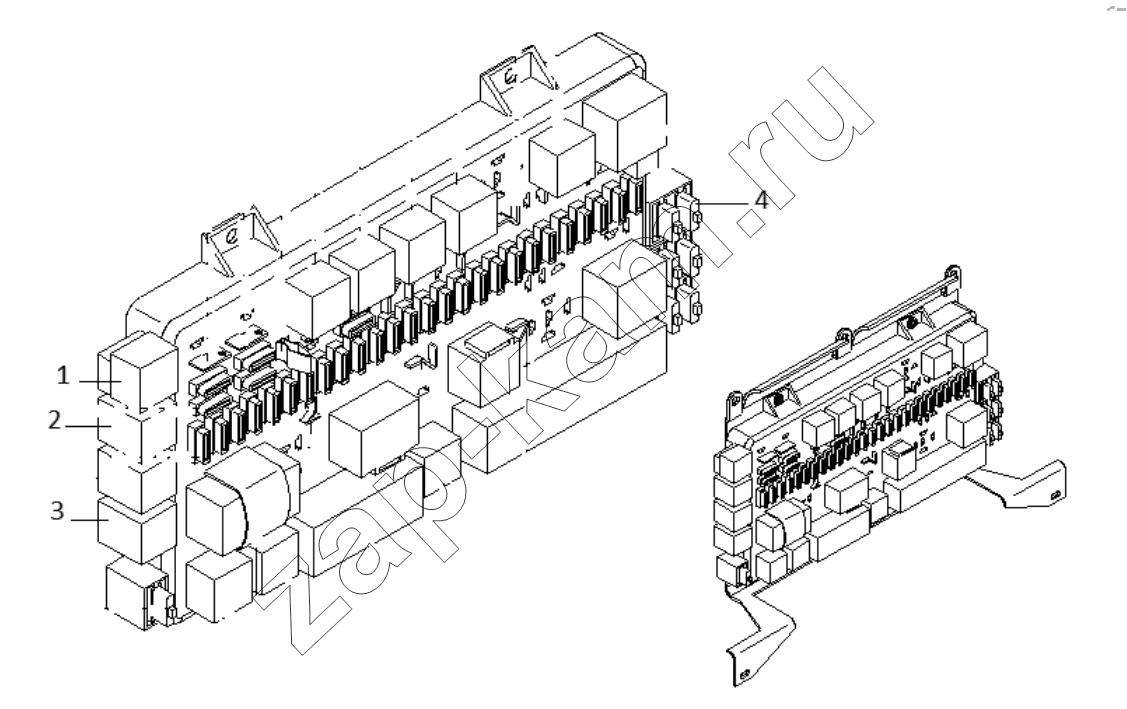Схема/чертеж: ELECTRONIC CONTROL UNITS FOR AIR CONDITIONING / Shaanxi Shacman SX3256DT384