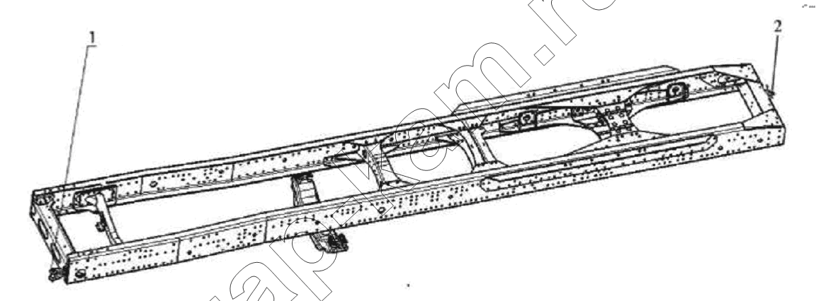 Схема/чертеж: DRAW GEAR / Shaanxi Shacman SX3256DT384