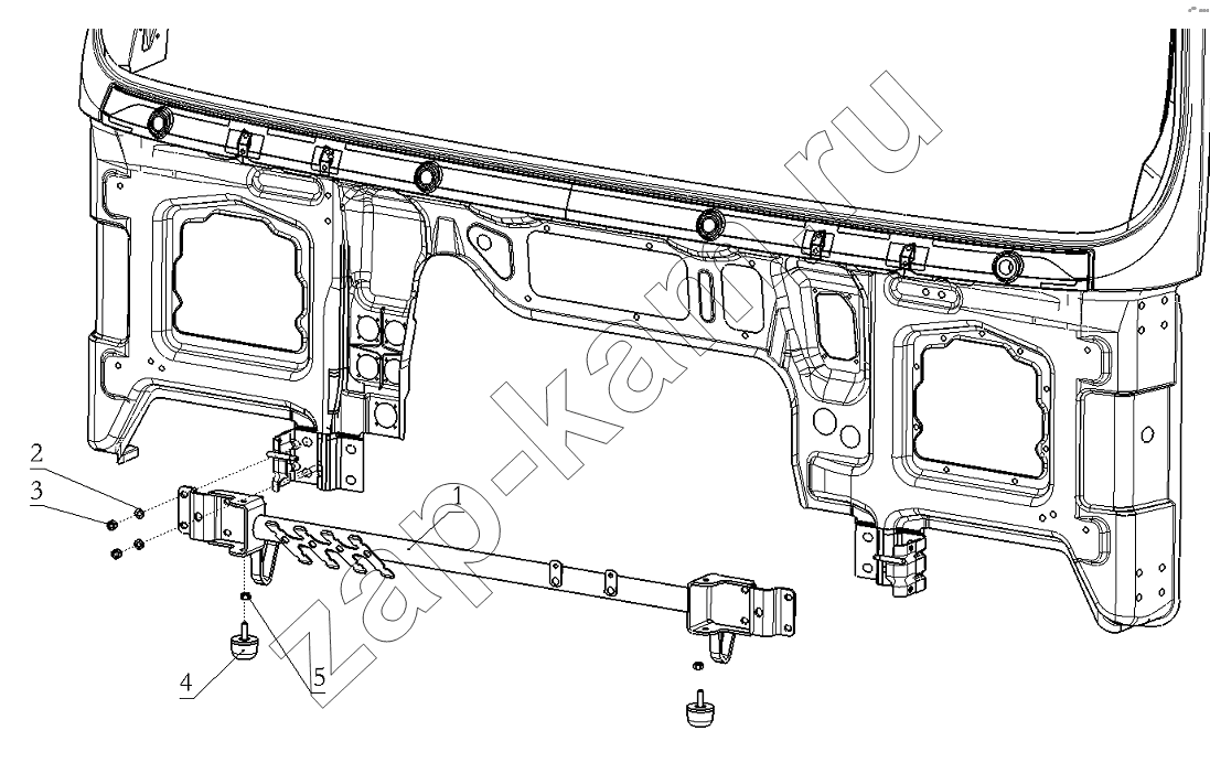 Схема/чертеж: DECORATIVE ASSEMBLY / Shaanxi Shacman SX3256DT384