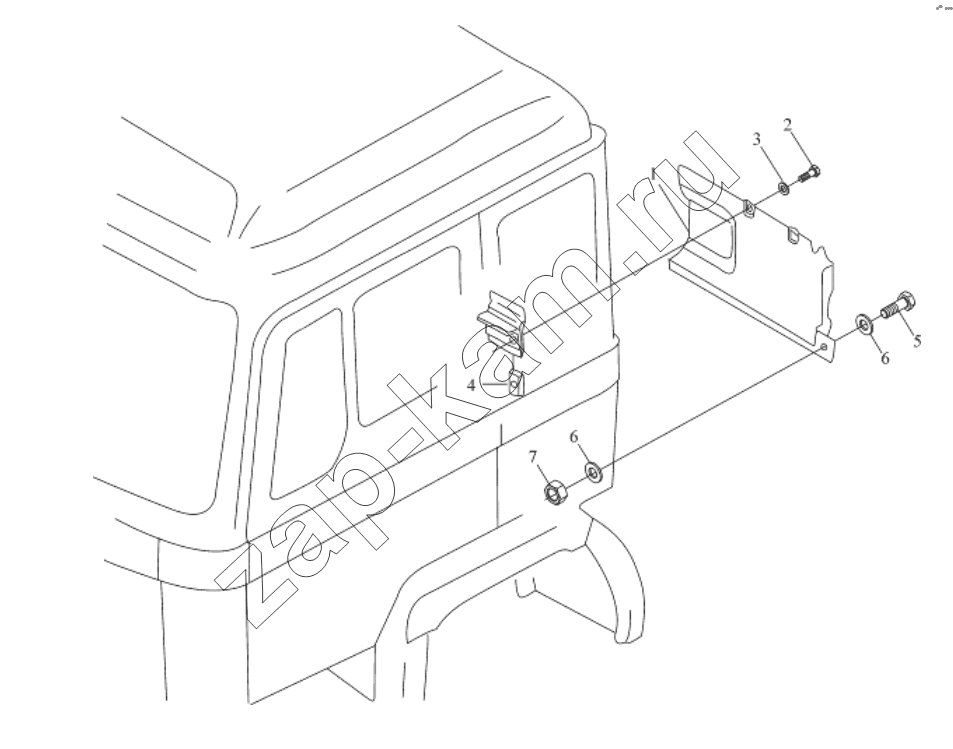 Схема/чертеж: DECORATIVE ASSEMBLY / Shaanxi Shacman SX3256DT384