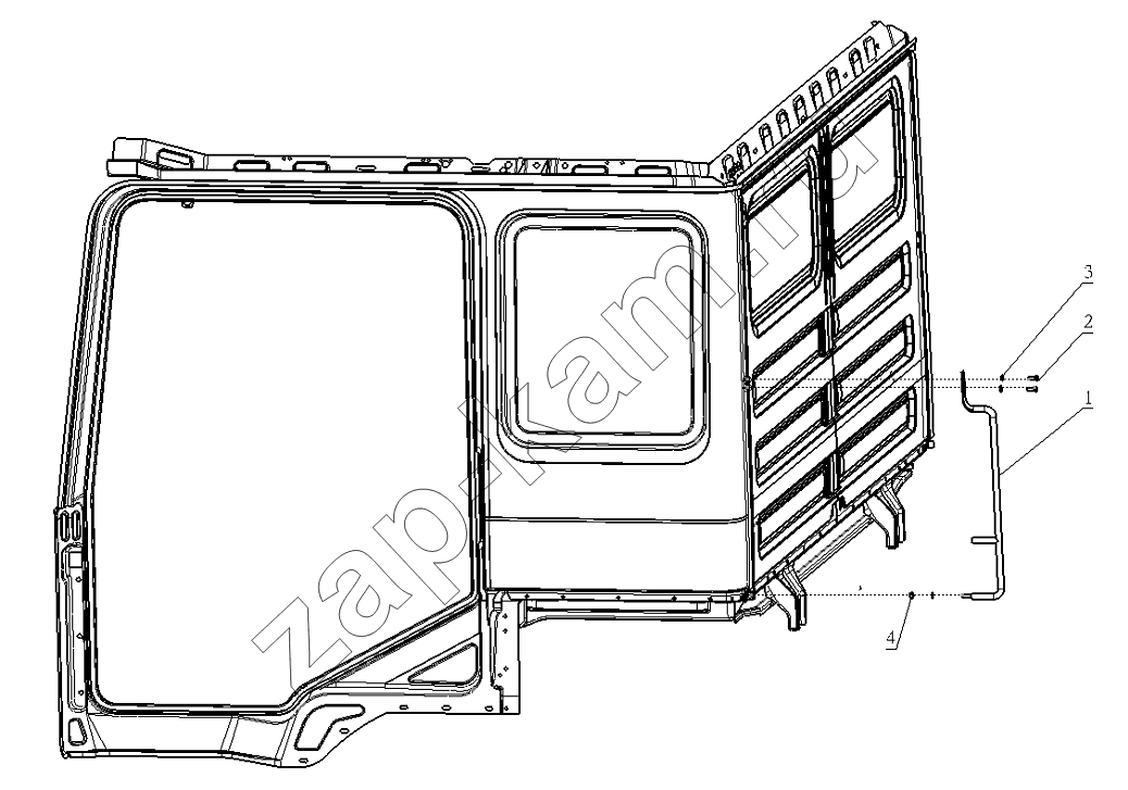 Схема/чертеж: DECORATIVE ASSEMBLY / Shaanxi Shacman SX3256DT384