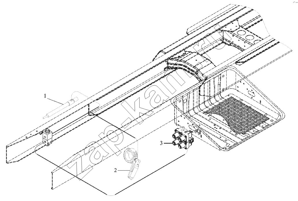 Схема/чертеж: EXHAUST BRAKE CONTROL / Shaanxi Shacman SX3256DT384