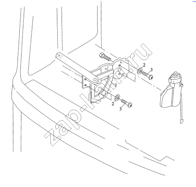 Схема/чертеж: DOOR WINDOW LIFTER RIGHT OPERATED / Shaanxi Shacman SX3256DT384