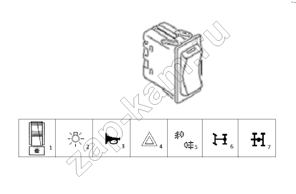 Схема/чертеж: SWITCH / Shaanxi Shacman SX3256DT384