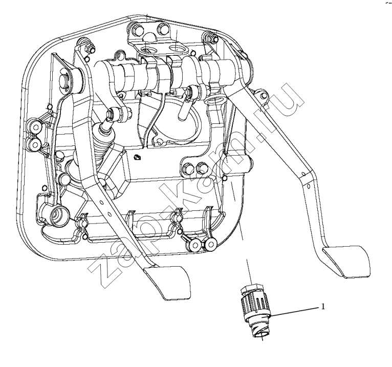 Схема/чертеж: BRAKE LIGHT SWITCH / Shaanxi Shacman SX3256DT384