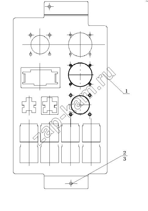 Схема/чертеж: DIAGNOSIS PANEL / Shaanxi Shacman SX3256DT384