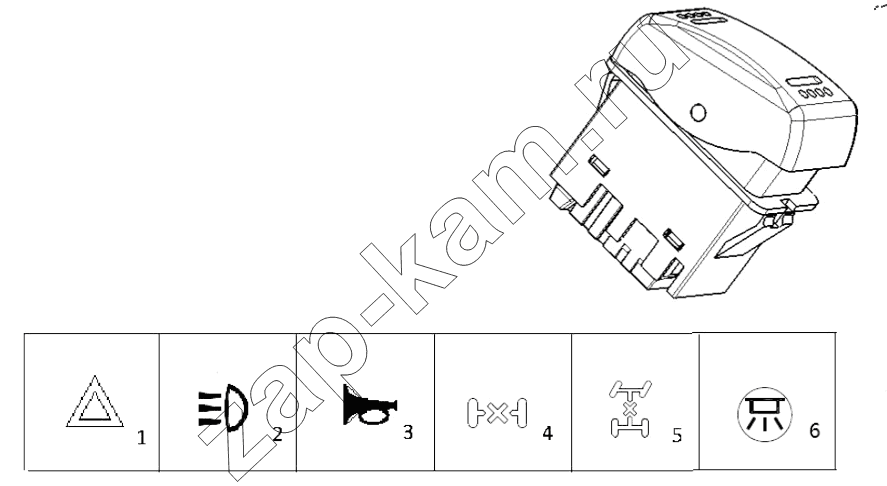 Схема/чертеж: SWITCH / Shaanxi Shacman SX32586T384 (X3000)