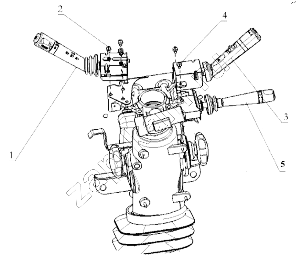 Схема/чертеж: COMMBINATION SWITCH / Shaanxi Shacman SX32586T384 (X3000)