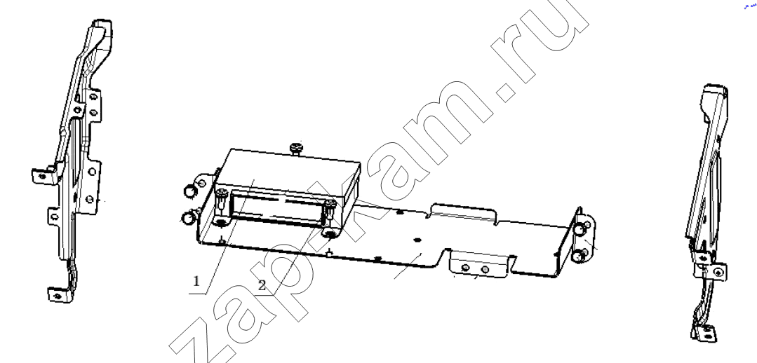Схема/чертеж: ABS CONTROLLER / Shaanxi Shacman SX32586T384 (X3000)
